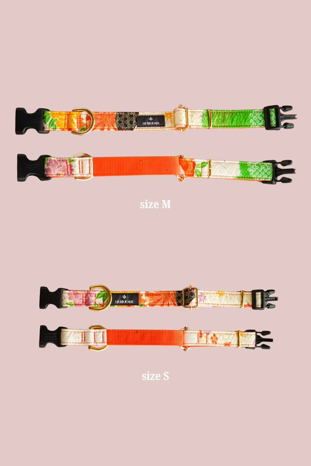 【現物一点物】KIMONO 首輪 / オレンジ