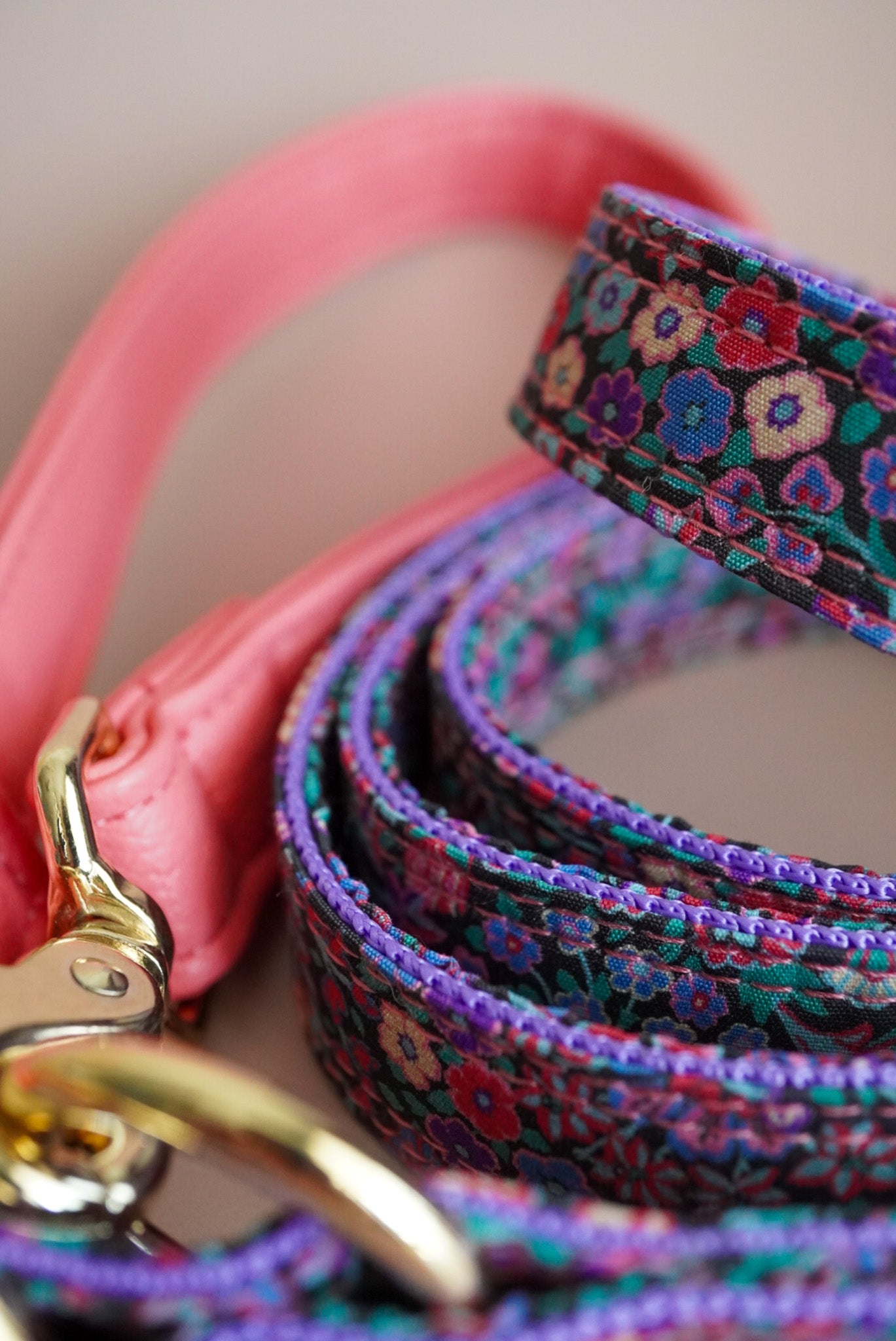 LIBERTY FABRICS LEASH / Secret Garden