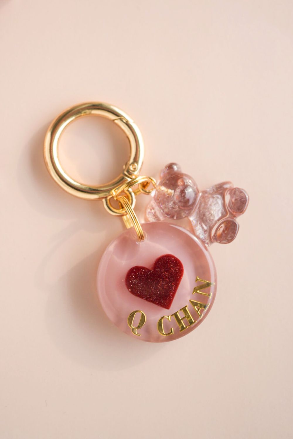 【Heart Collection】ハート&ベアチャーム