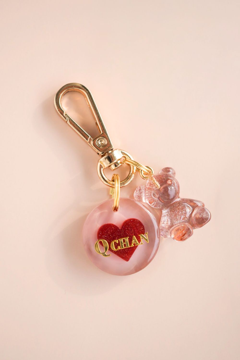 【Heart Collection】ハート&ベアチャーム