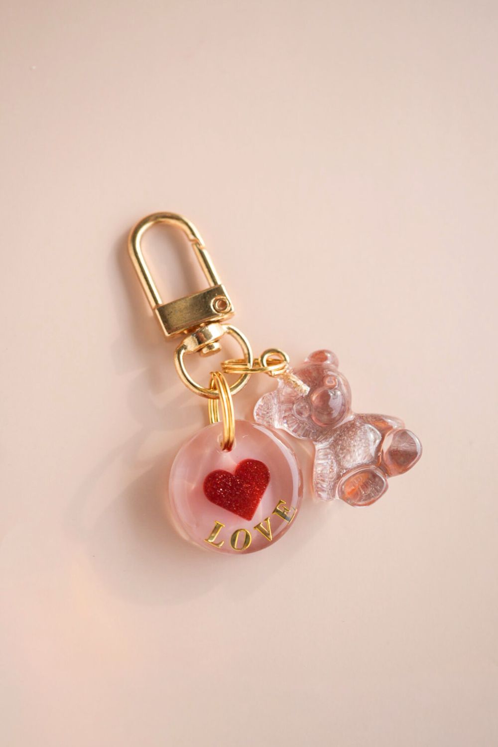 【Heart Collection】ハート&ベアチャーム