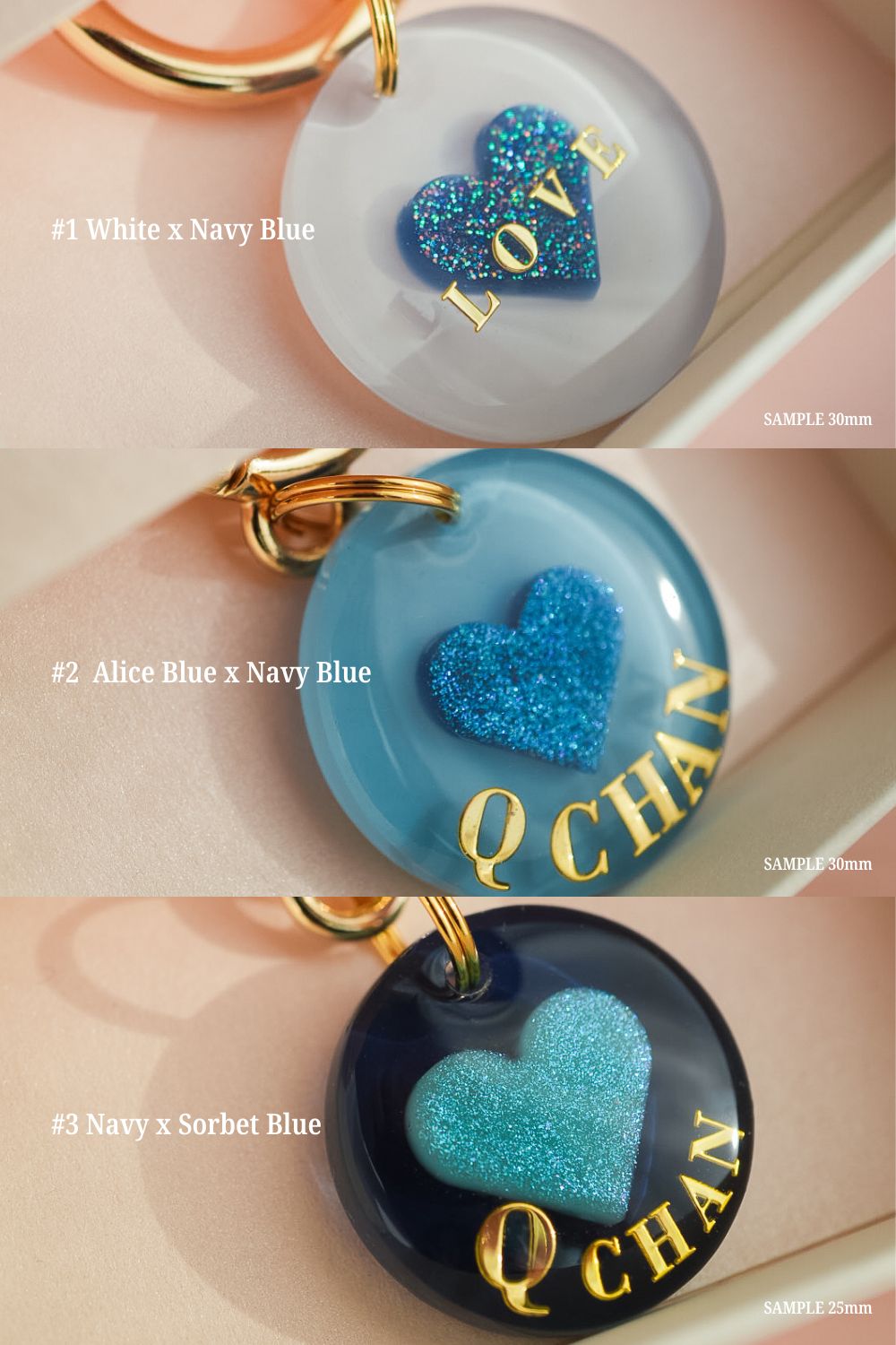 【Heart Collection 26SS】ハート迷子札 全3色