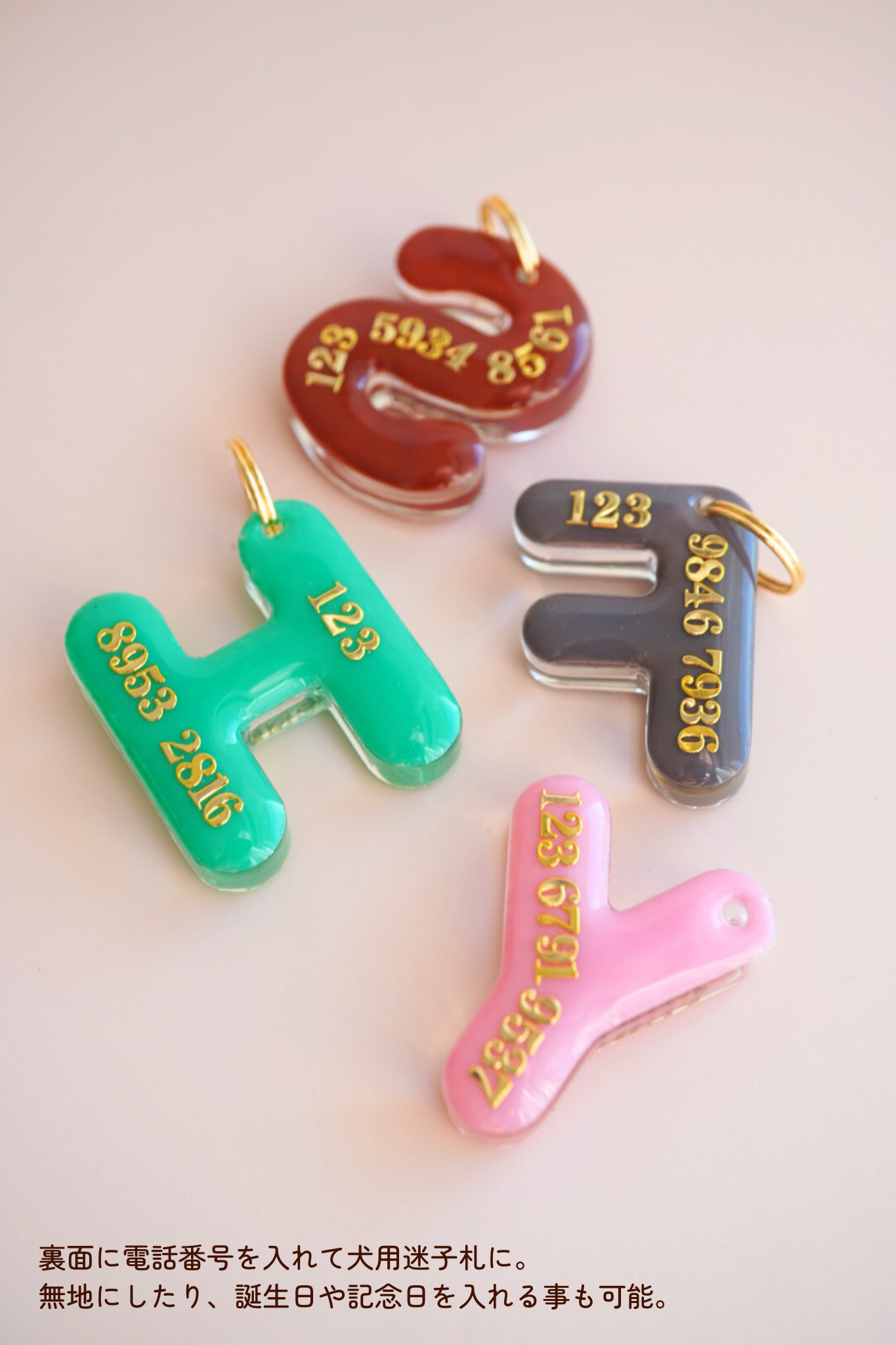 【Holiday Limited 2025】アルファベット迷子札