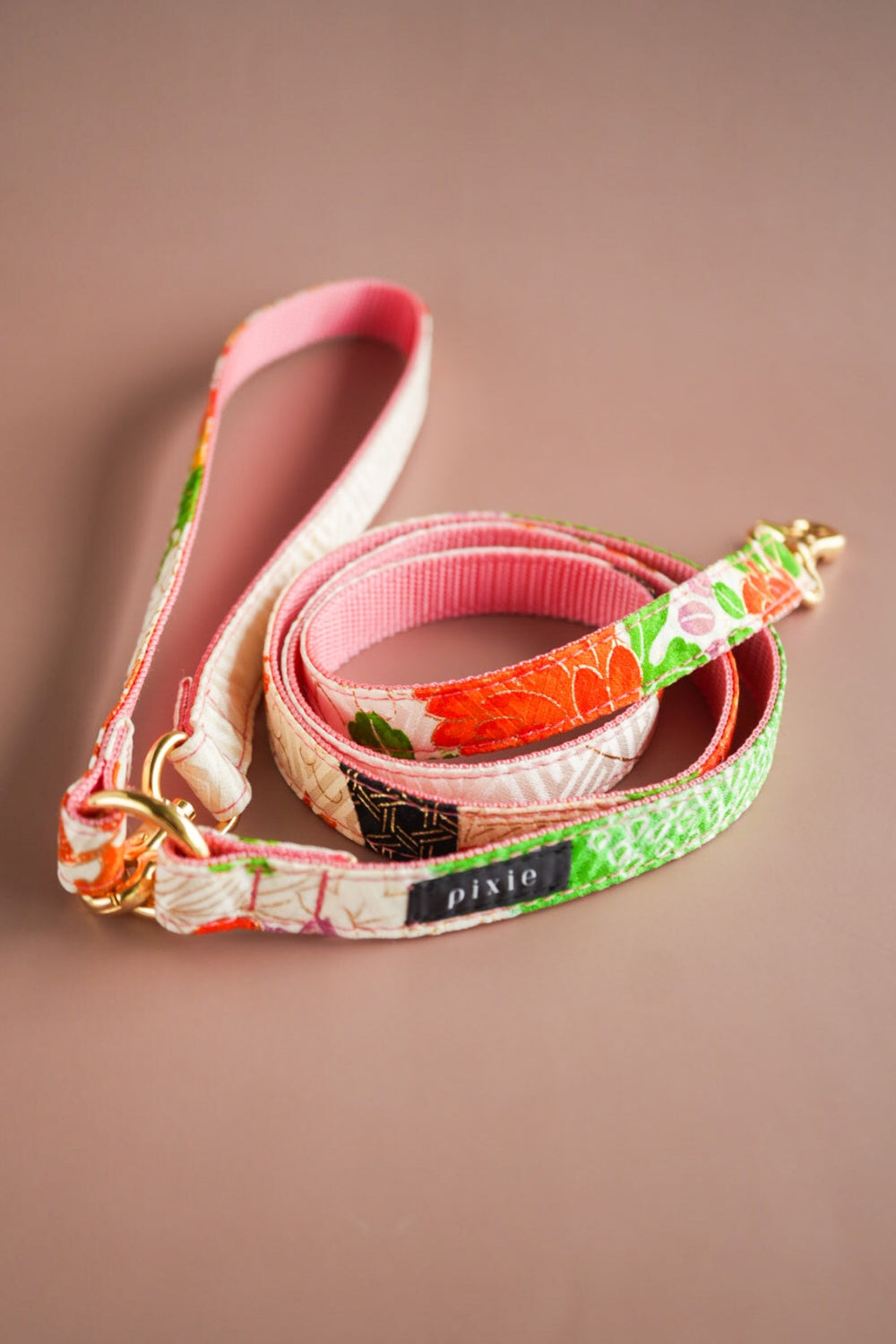 【小型犬専用】KIMONO リード / ピンク