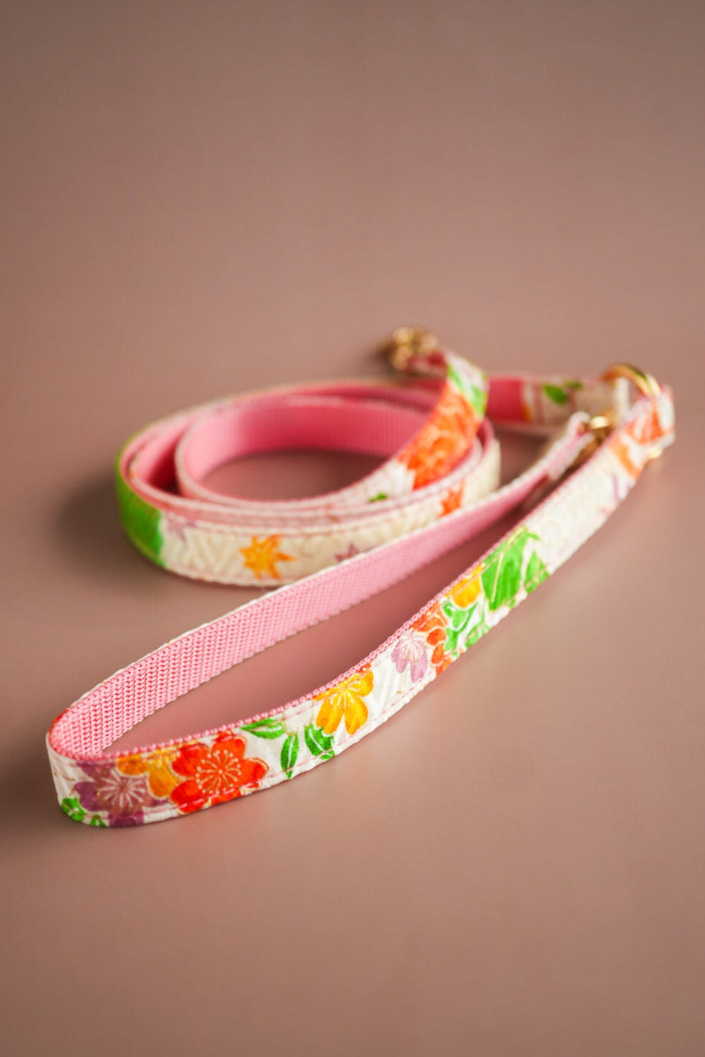 【小型犬専用】KIMONO リード / ピンク