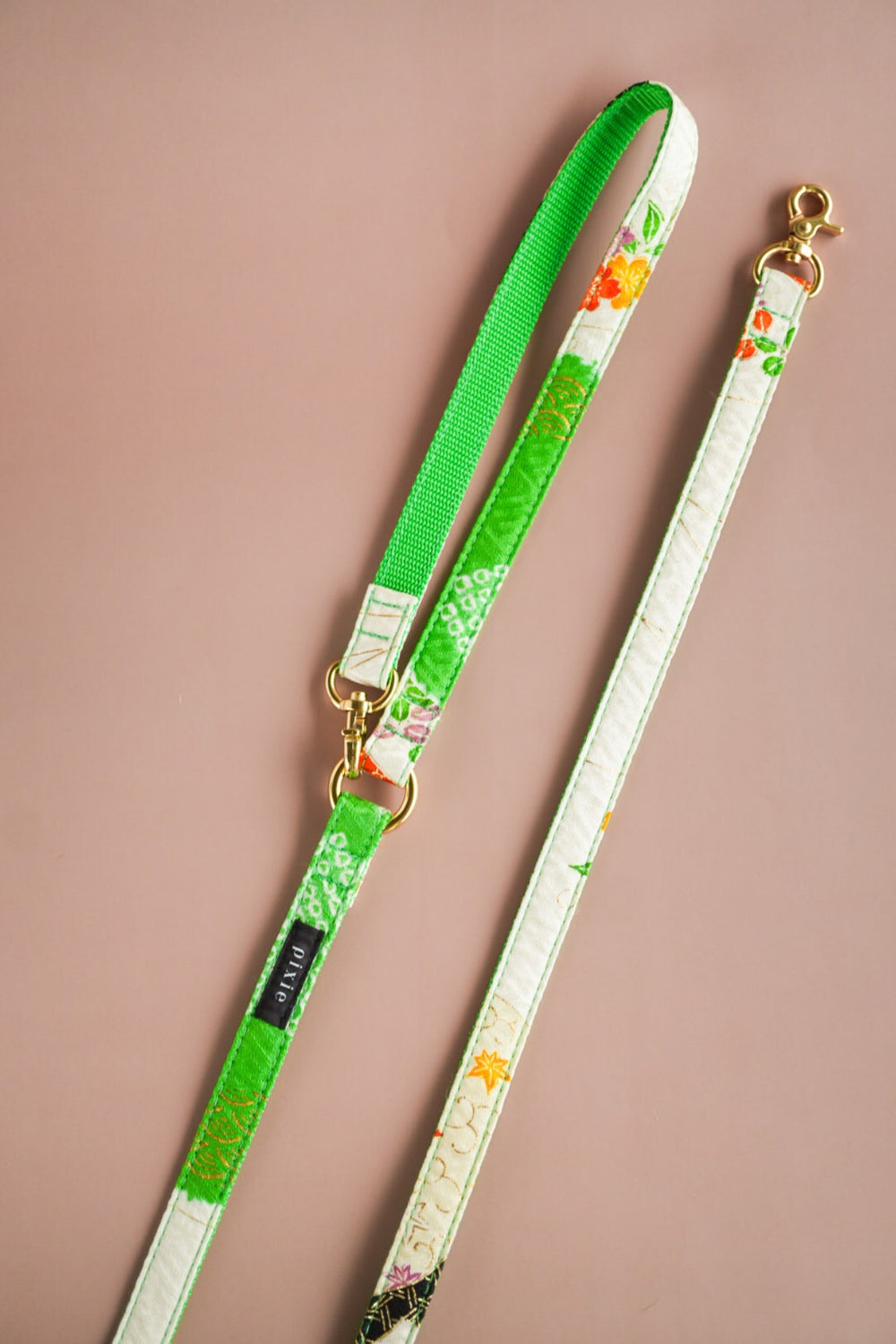 【小型犬専用】KIMONO リード / グリーン