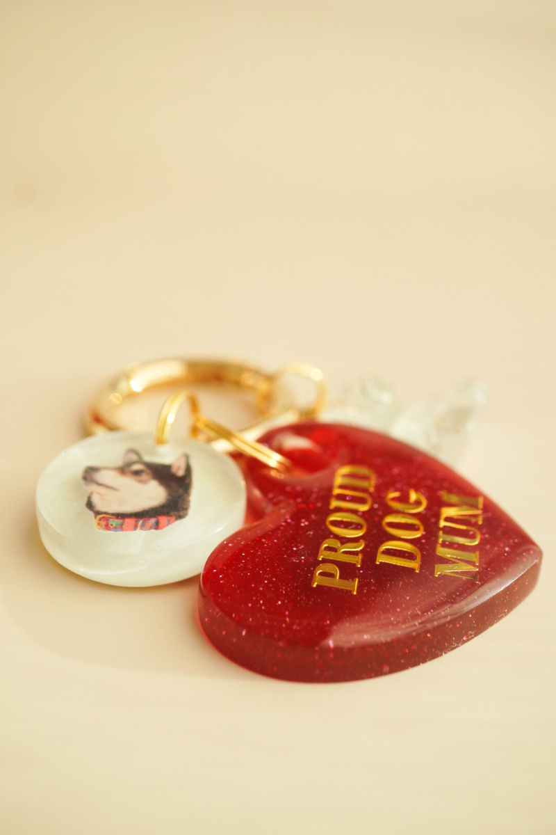 【PROUD DOG MUM】Heart Collection