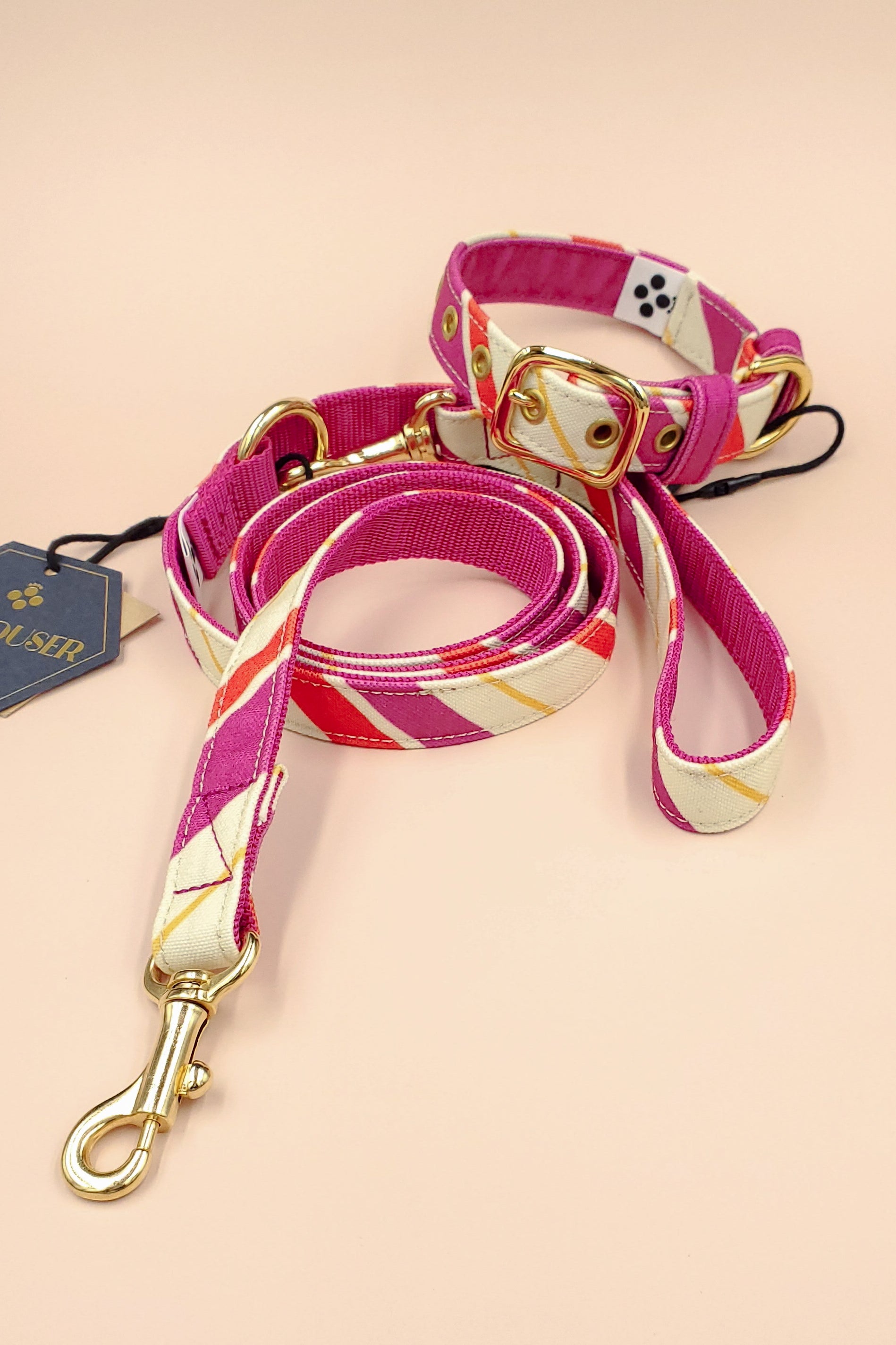 RANDOM STRIPE LEAD / PINK