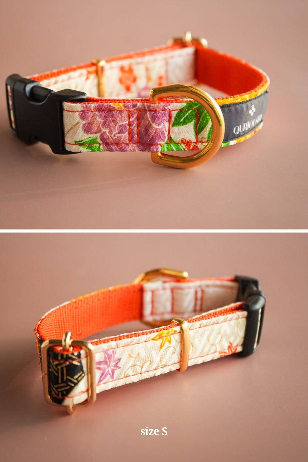 【現物一点物】KIMONO 首輪 / オレンジ