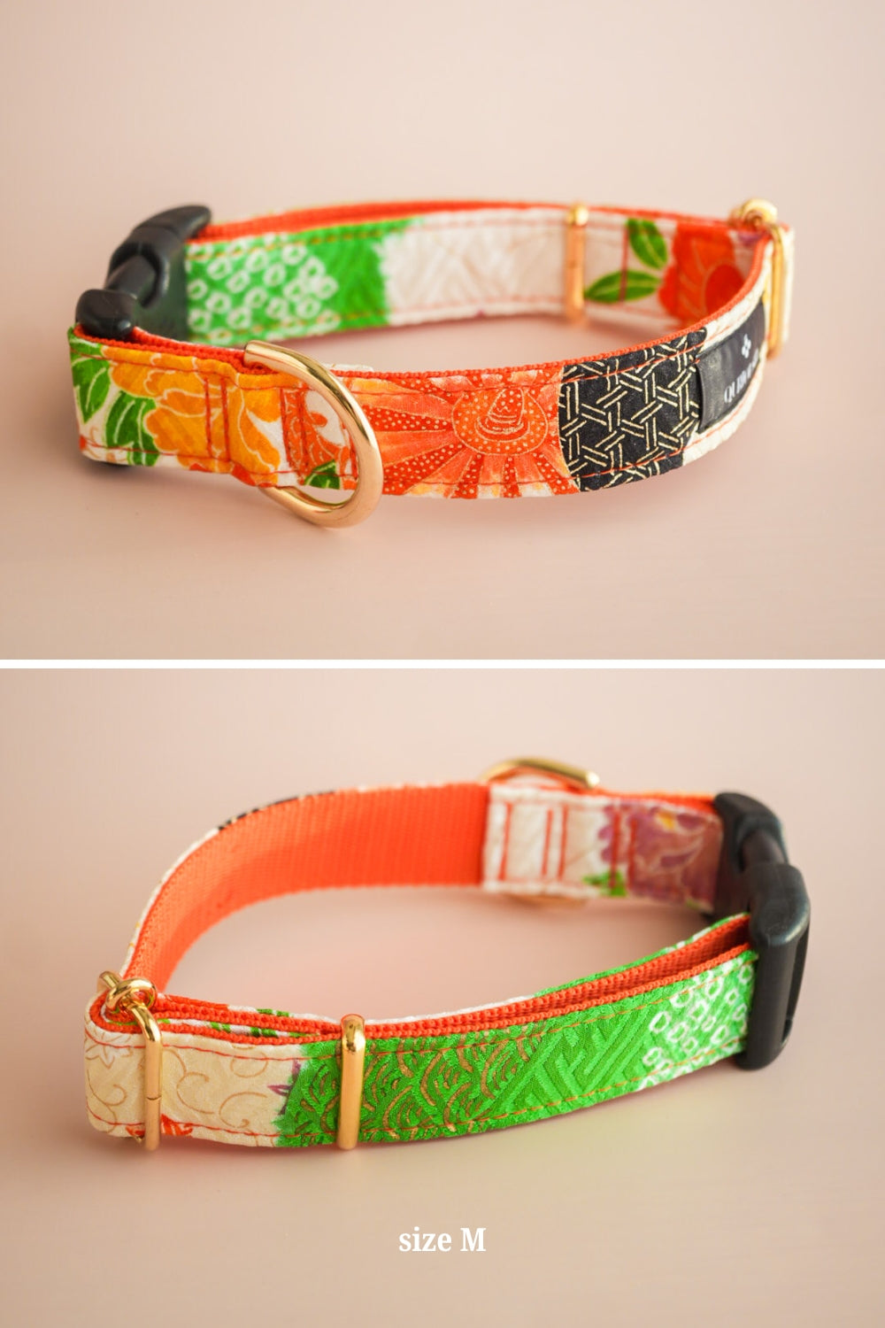 【現物一点物】KIMONO 首輪 / オレンジ