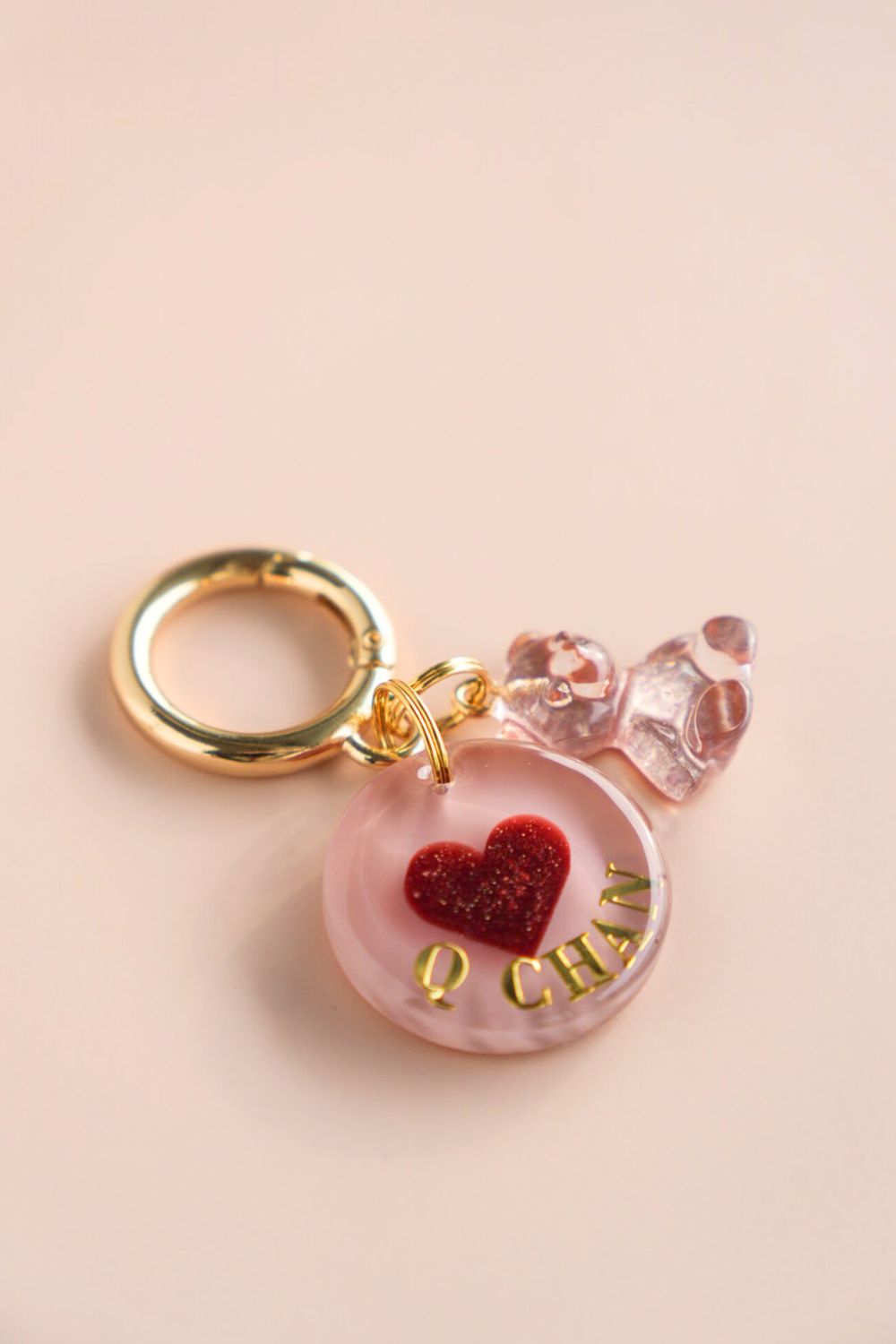 【Heart Collection】ハート&ベアチャーム