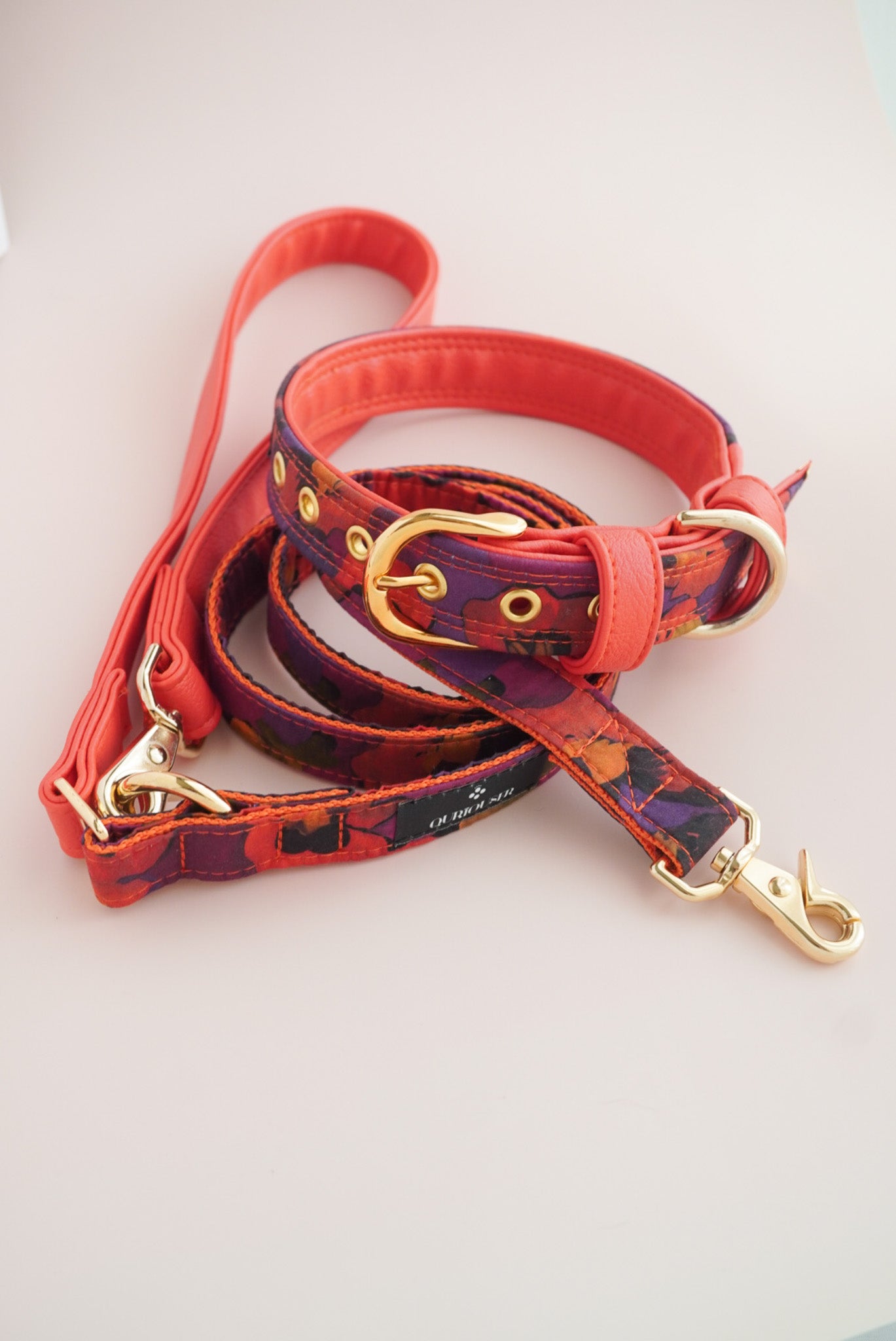 LIBERTY FABRICS LEASH / JemmaRose / Orange