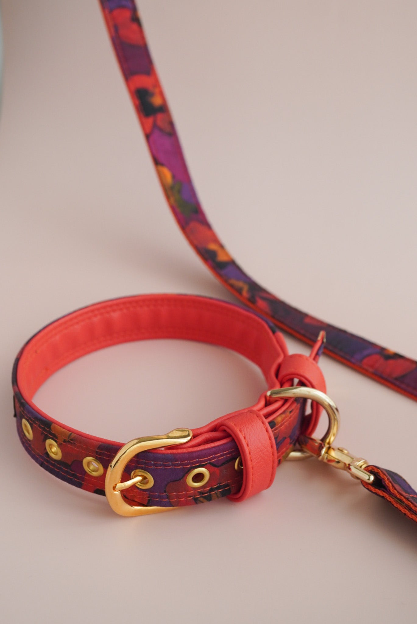 LIBERTY FABRICS LEASH / JemmaRose / Orange