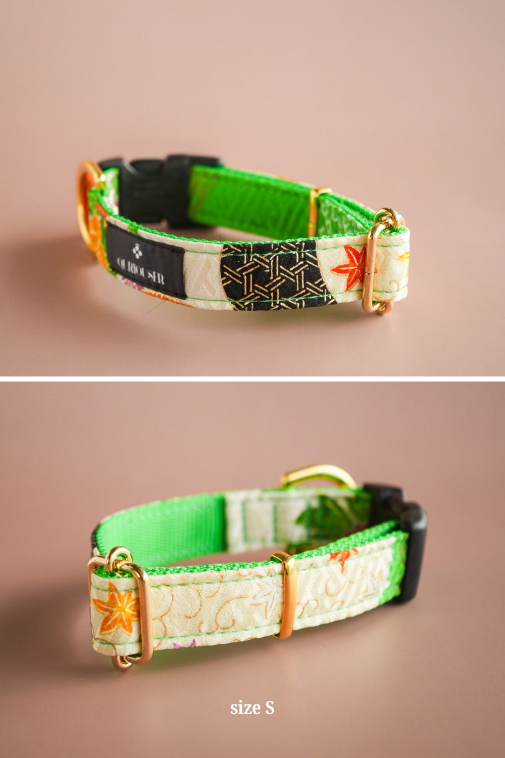 【現物一点物】KIMONO 首輪 / グリーン