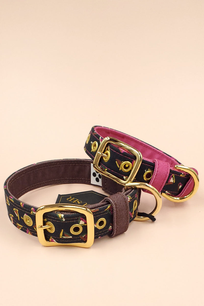 Triangle print collar / Black【Irreplaceable限定コラボレーション】
