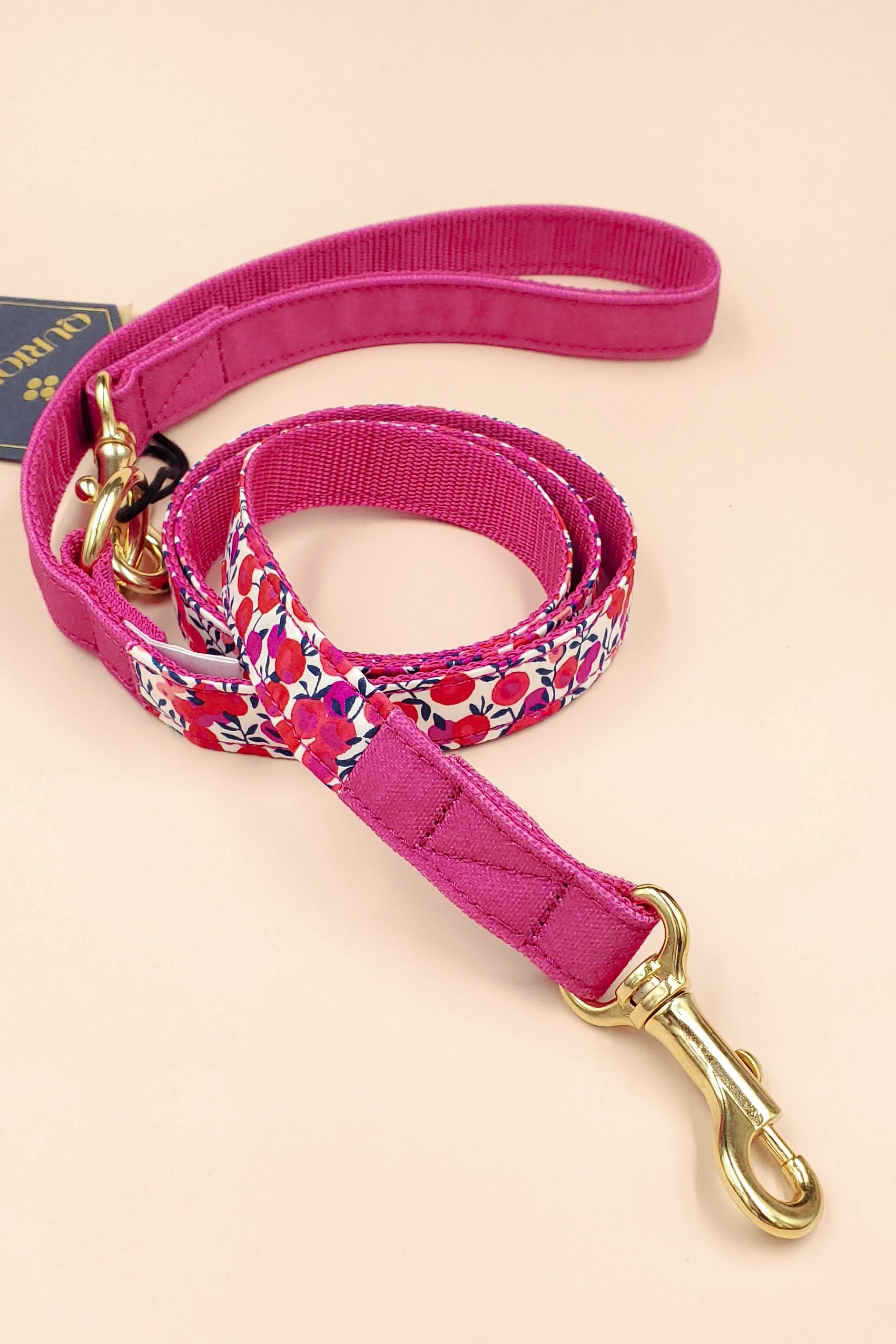 Liberty Fabrics leash / PINK