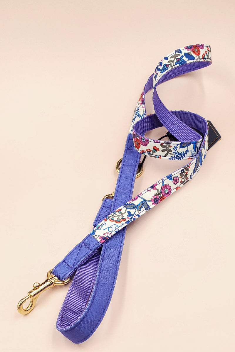 Liberty Fabrics leash / Purple