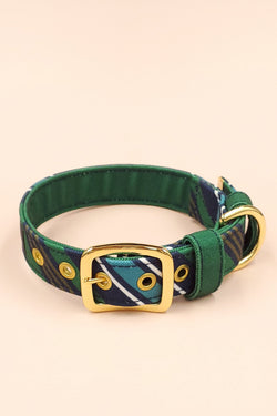 RANDOM STRIPE COLLAR / GREEN