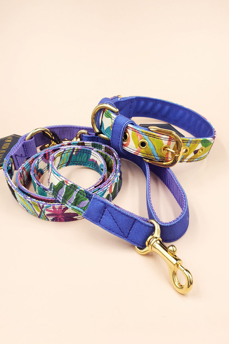LIBERTY FABRICS LEASH / TROPICAL