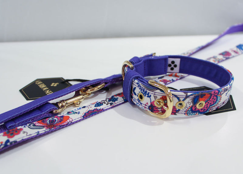 Liberty Fabrics collar / Purple